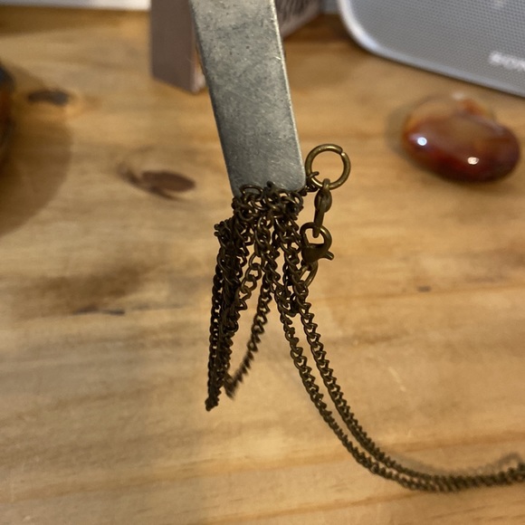 Sold do not share Dark blue tassel necklace - Picture 9 of 11